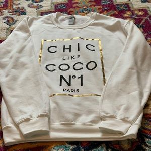 Zi’s boutique “Chic like Coco” sweater